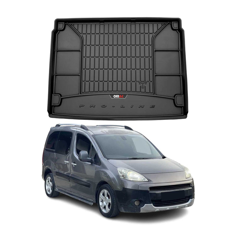 OMAC Gummi Kofferraumwanne für Peugeot Partner 2008-2018 TPE Laderaumwanne