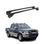 Dachträger Grundträger für Ford Ranger I 1998-2006 TÜV Aluminium Schwarz 2tlg