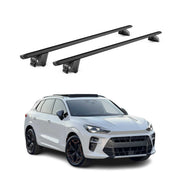Dachträger Grundtäger für Cupra Terramar 2024-2026 100kg Alu Schwarz 2 tlg ABE