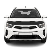 Haubenbra Steinschlagschutz Bonnet Bra für Kia Stonic 2017-2026 Schwarz Halb