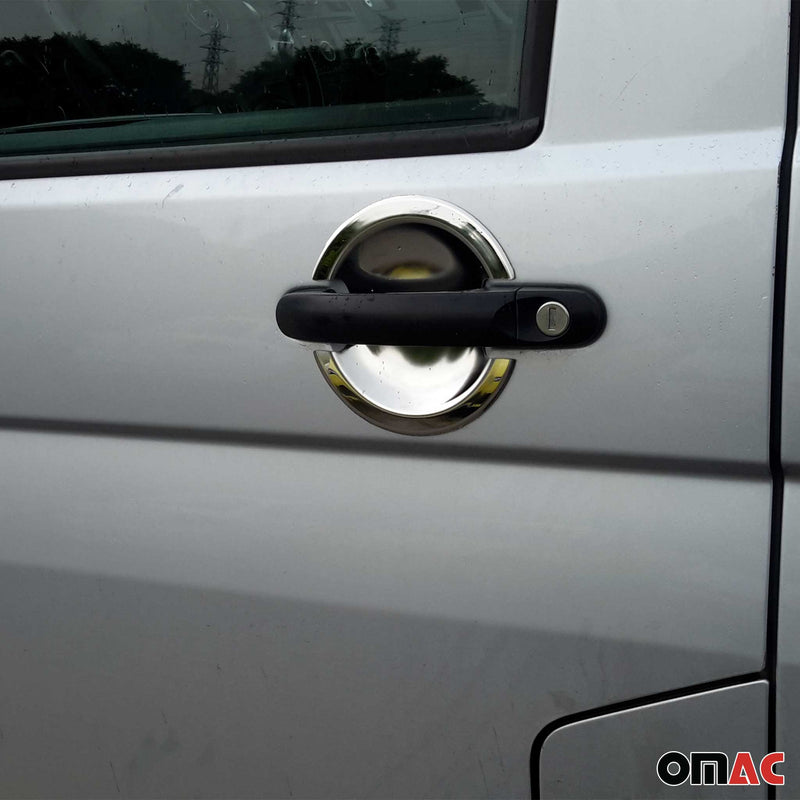 Türgriffschalen Türgriffmulden für VW Multivan T5 2003-2015 Chrom 4x