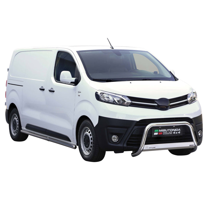 Frontbügel Frontschutzbügel für Toyota Proace Verso 2016-2019 ø63mm Silber