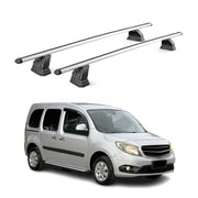 Alu Dachträger für Mercedes Citan W415 2012-2021 TÜV T-Nut 75 kg 2tlg Silber