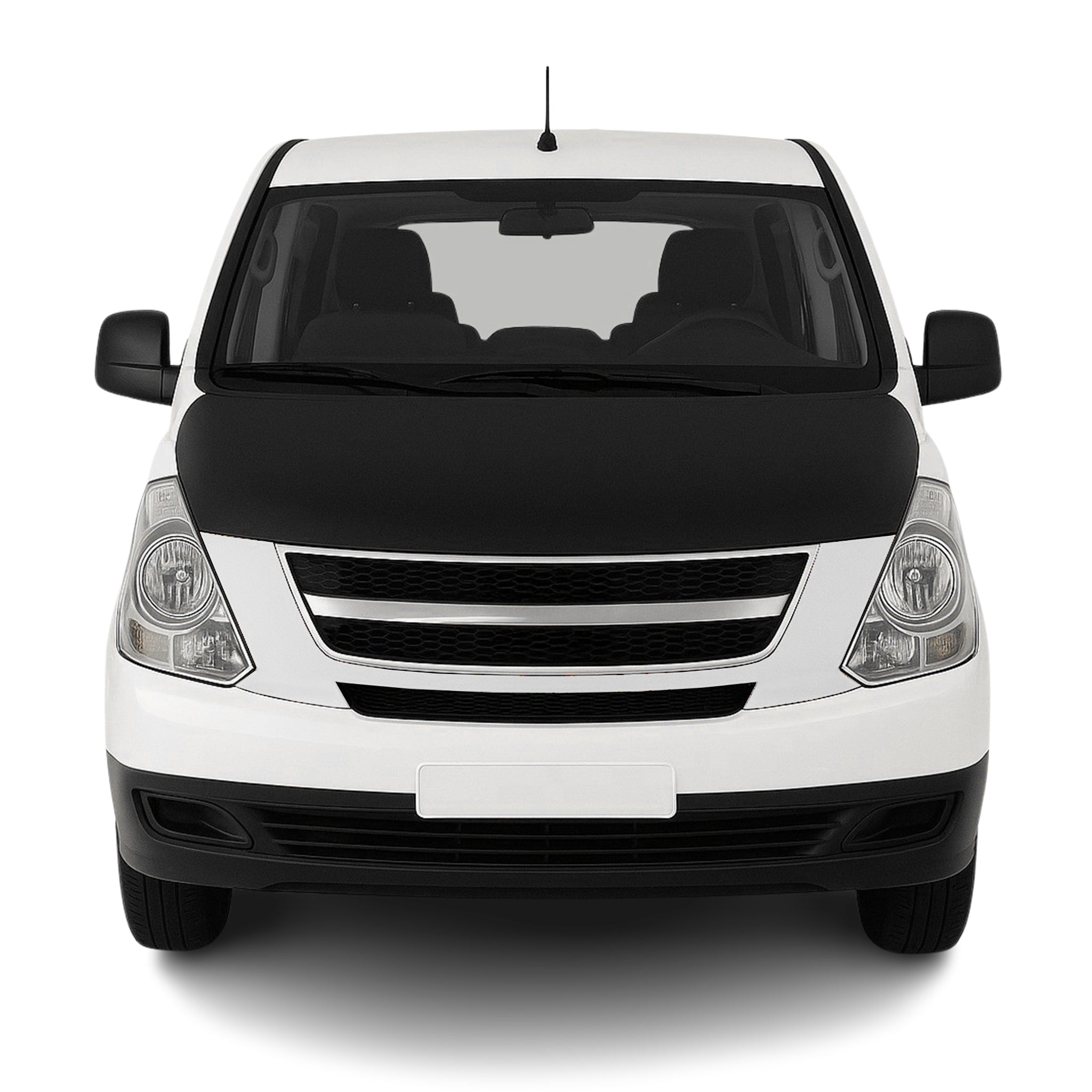 Haubenbra Bonnet Bra Steinschlagschutz für Hyundai Starex 2007-2021 Schwarz 1tlg