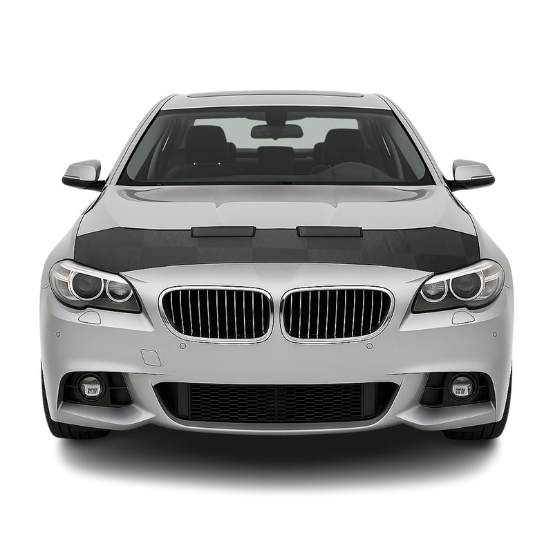 Haubenbra Steinschlagschutz Bonnet Bra für BMW 5er 2010-2016 Kariert Halb