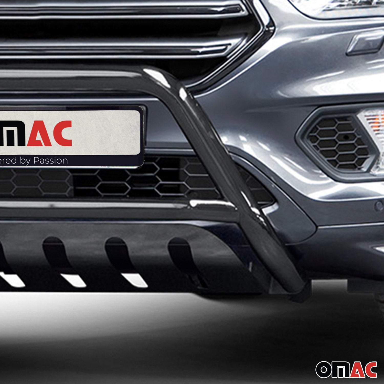 Frontbügel Schutz Frontschutzbügel für Ford Kuga II 2017-19 FL ABE Stahl Schwarz