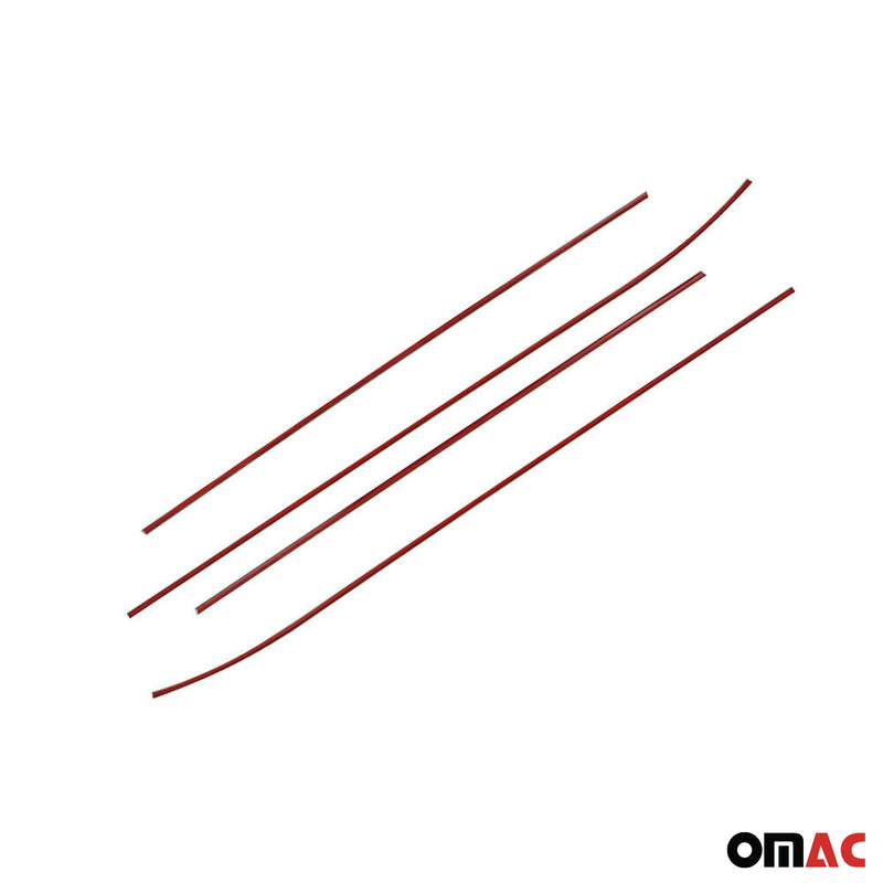 Fensterleisten Zierleisten für Kia Venga 2010-2025 Edelstahl Chrom 4tlg