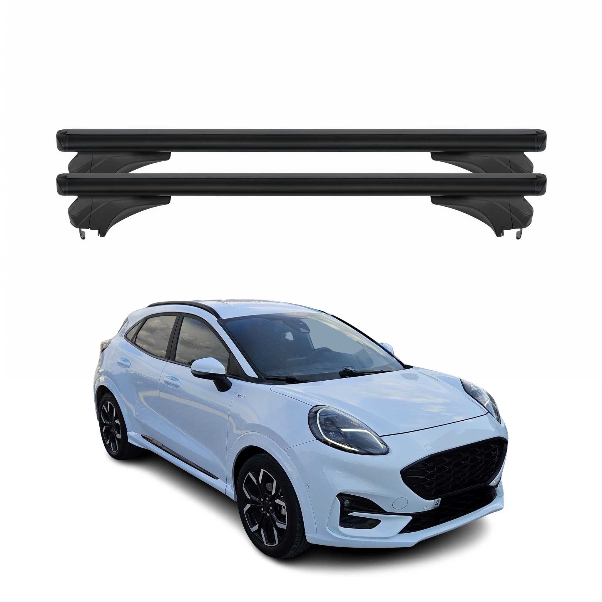 Menabo Dachträger für Hyundai i30 PD Kombi 2017-2026 Aluminium Schwarz 2 tlg