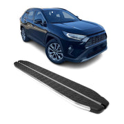 Trittbretter Seitenschweller für Toyota RAV4 Hybrid 2019-2025 Edelstahl Chrom 2x