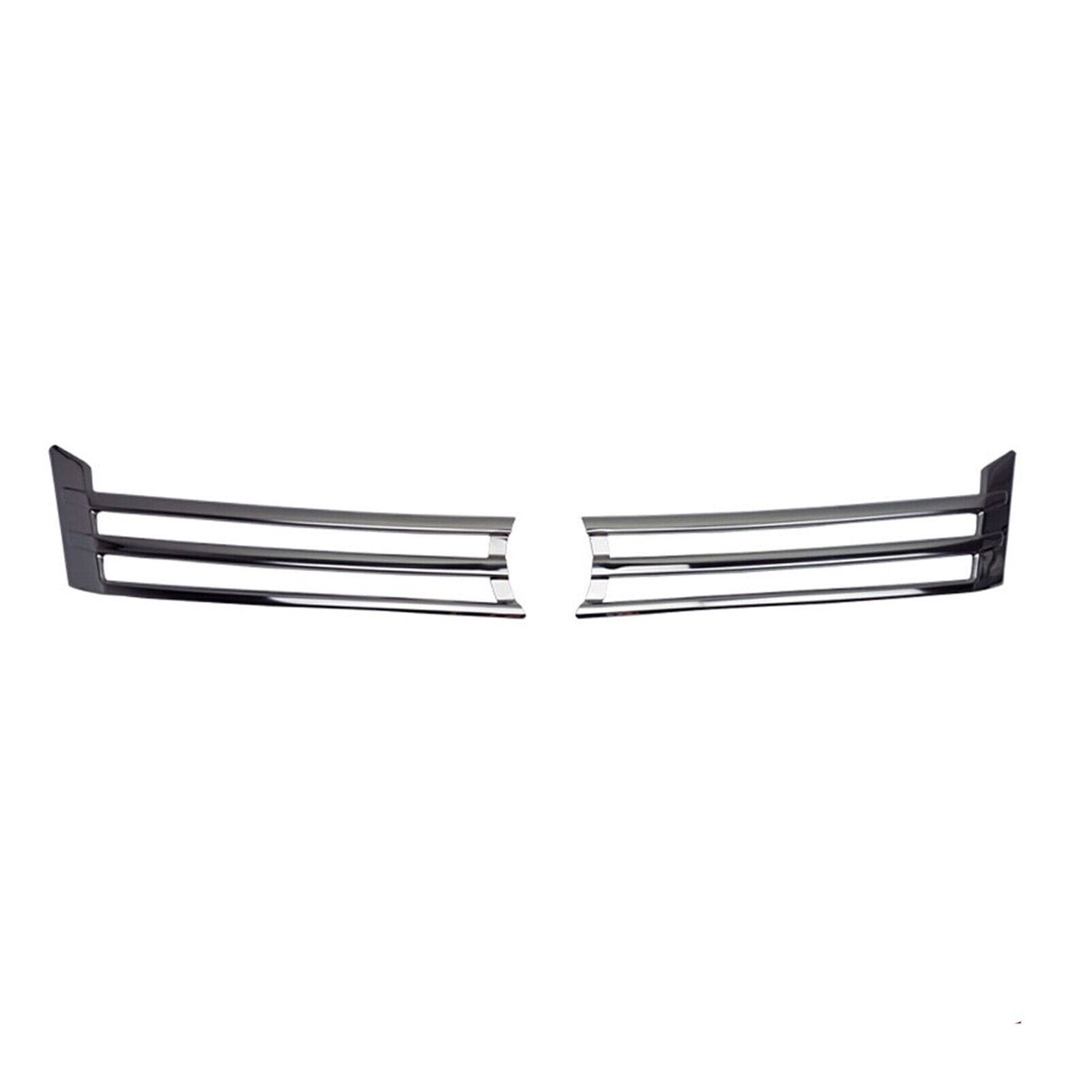 Kühlergrill Leisten Grillleisten für VW Caddy 2010-2015 Edelstahl Chrom 2tlg