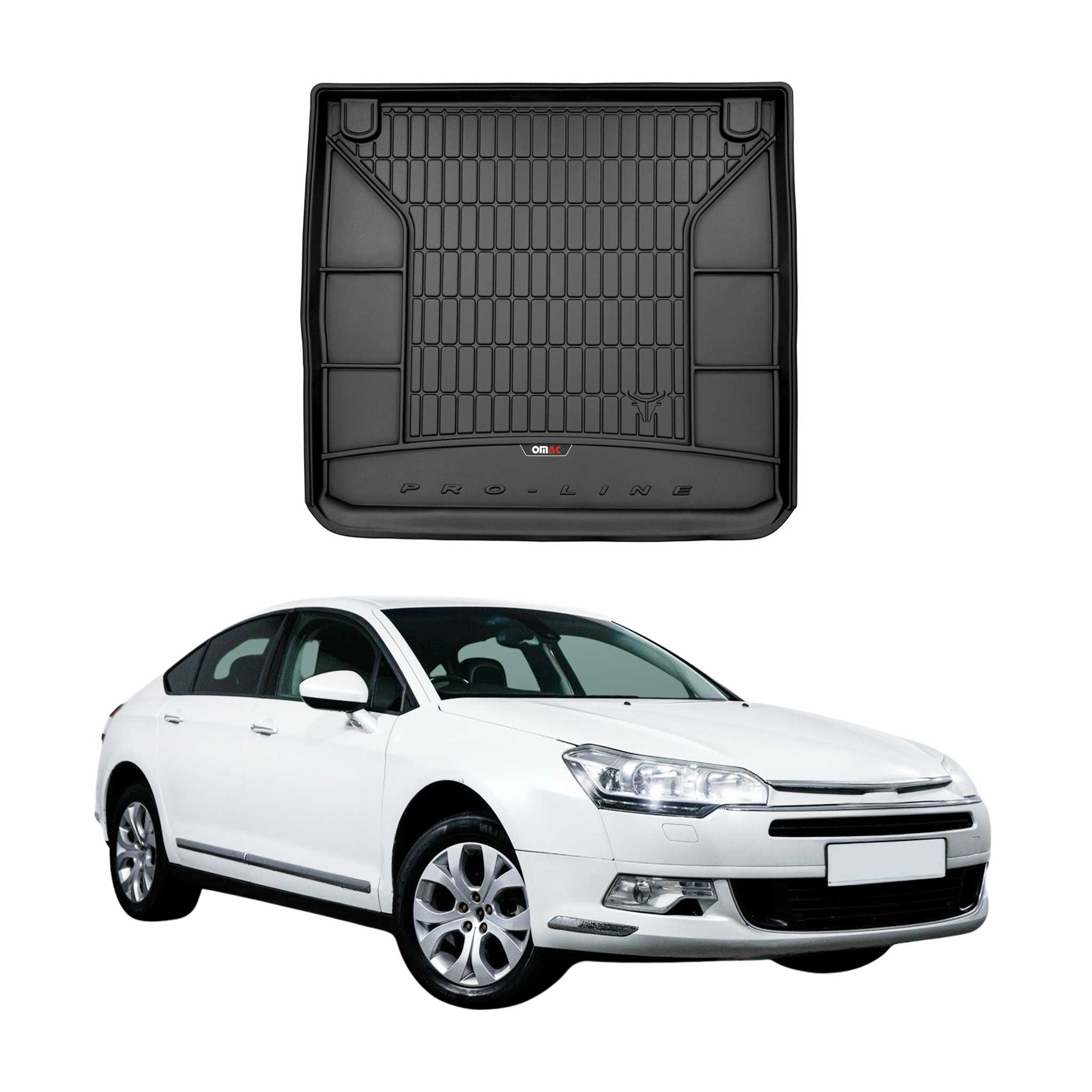 OMAC Gummi Kofferraumwanne für Citroen C5 Break 2008-2017 TPE Laderaumwanne