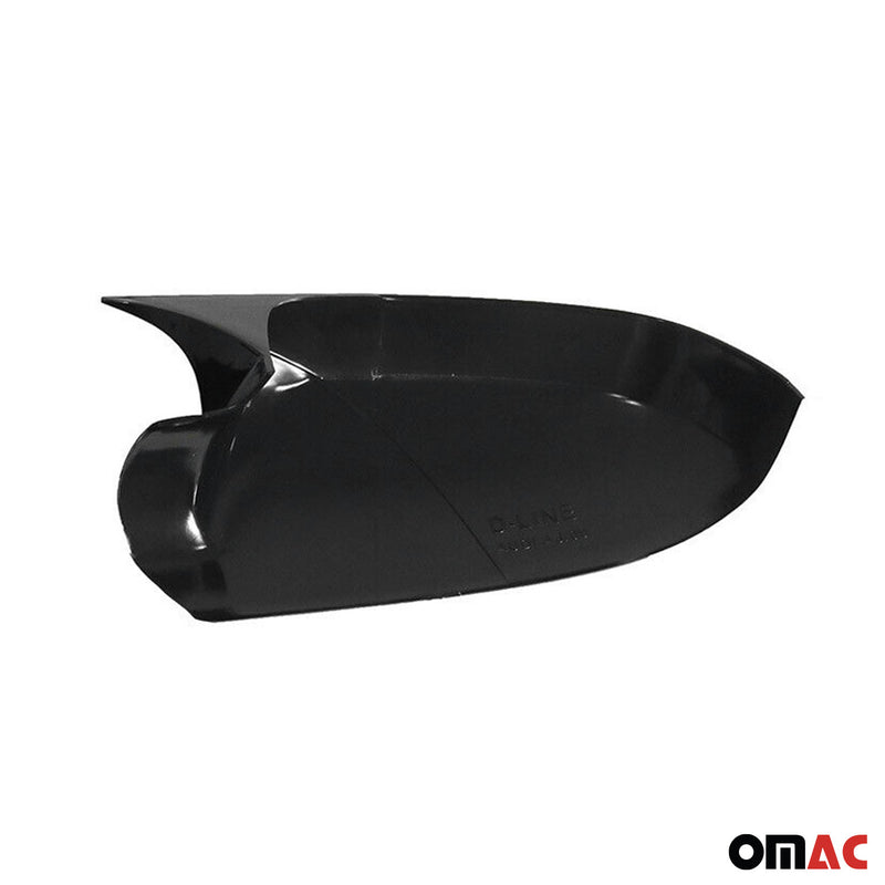 Spiegelkappen für Audi A3 Limo Sportback Cabriolet 2008-2013 ABS Piano Schwarz