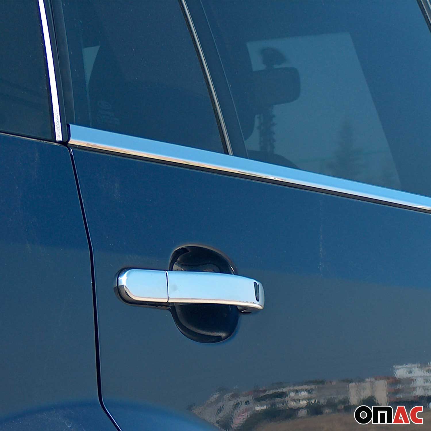 Fensterleisten Zierleisten für Ford Fusion 2002-2012 Fenster Edelstahl Chrom 4x