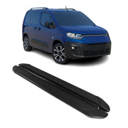 Seitenschweller Trittbretter für Fiat Doblo 2022-2026 Kombi L1 Schwarz 2 tlg