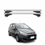 Menabo Dachträger Grundtäger für Ford B-Max 2012-2018 Aluminium Silber 2 tlg