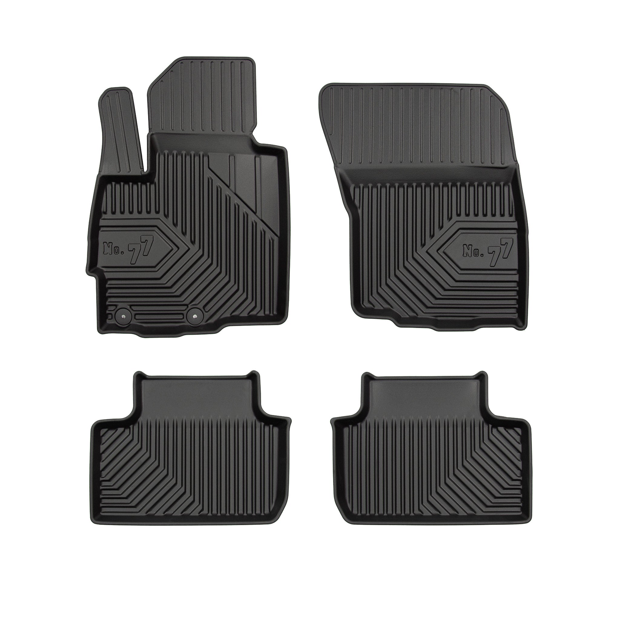 Fußmatten Gummimatten für Citroen C4 Aircross 2012-2017 TPE Schwarz 4 Teile