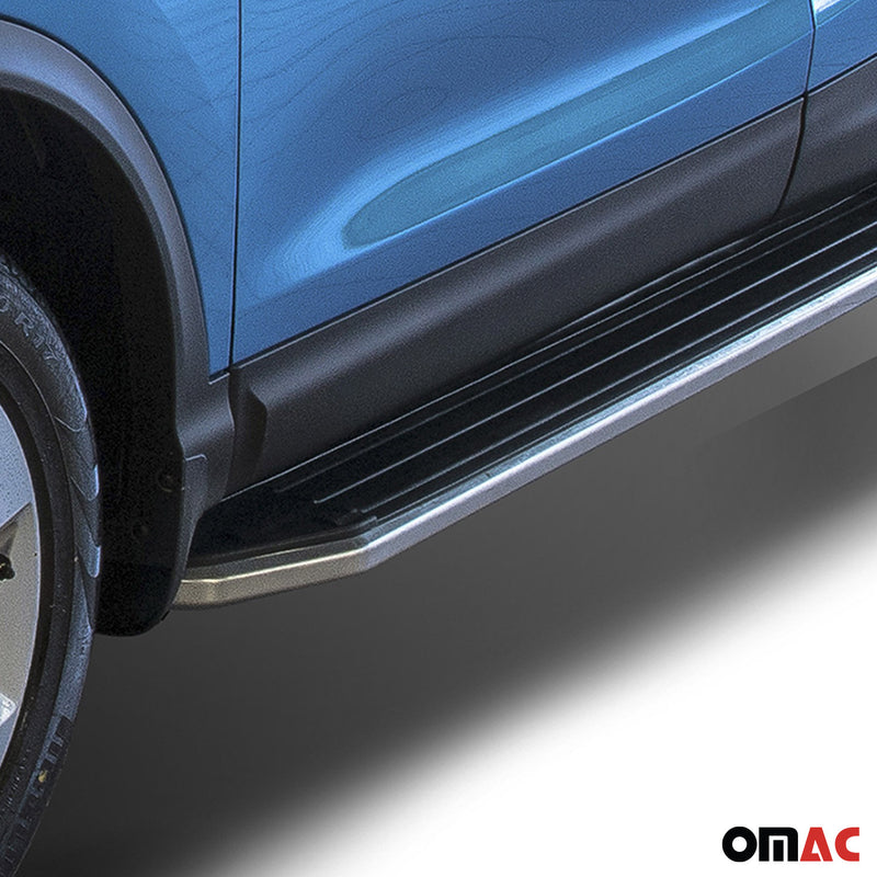 Trittbretter Seitenschweller für Nissan Qashqai 2018-2024 ABE Alu