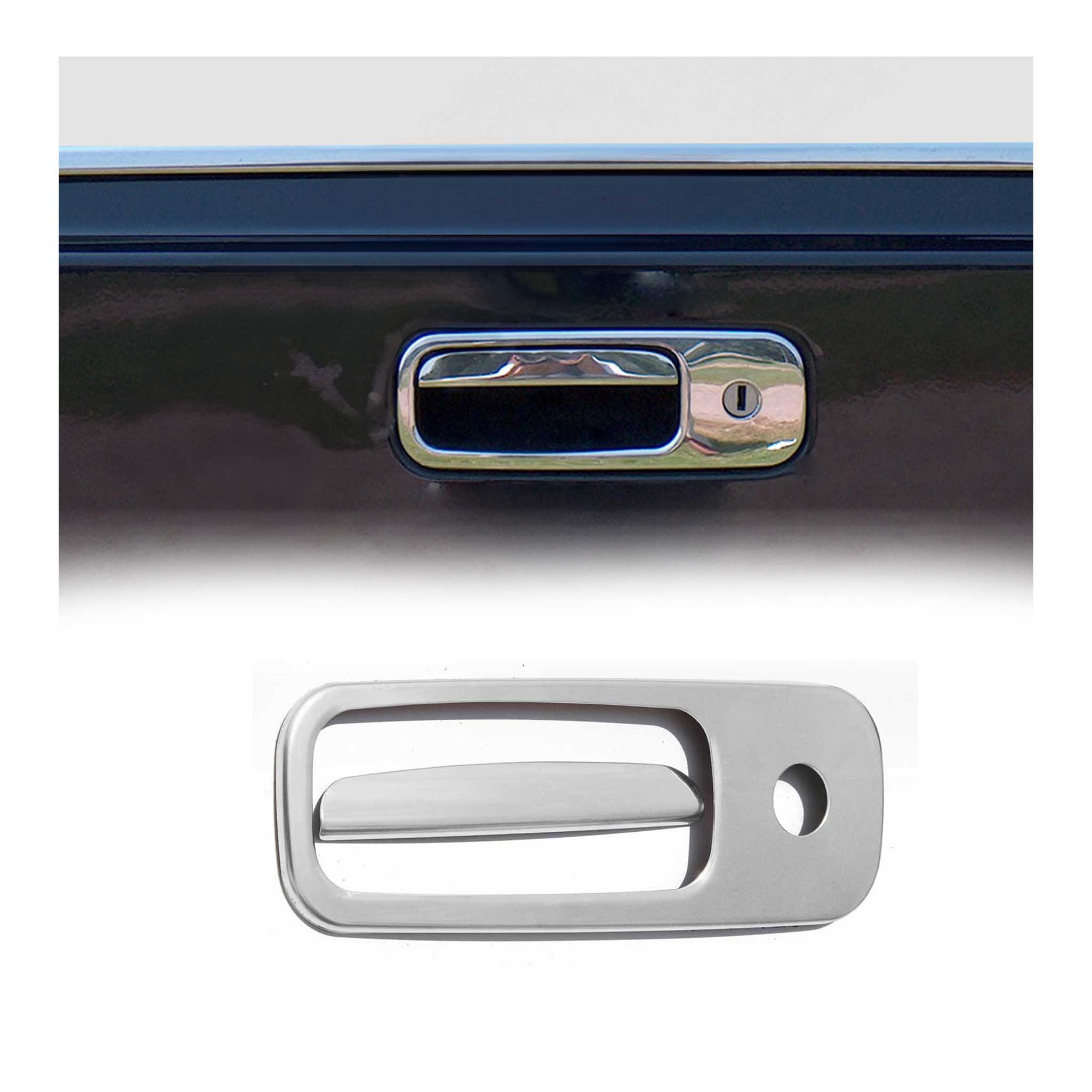 Heckklappe Kofferraumöffner Griff für VW Caddy 2003-2010 Edelstahl Chrom 2tlg