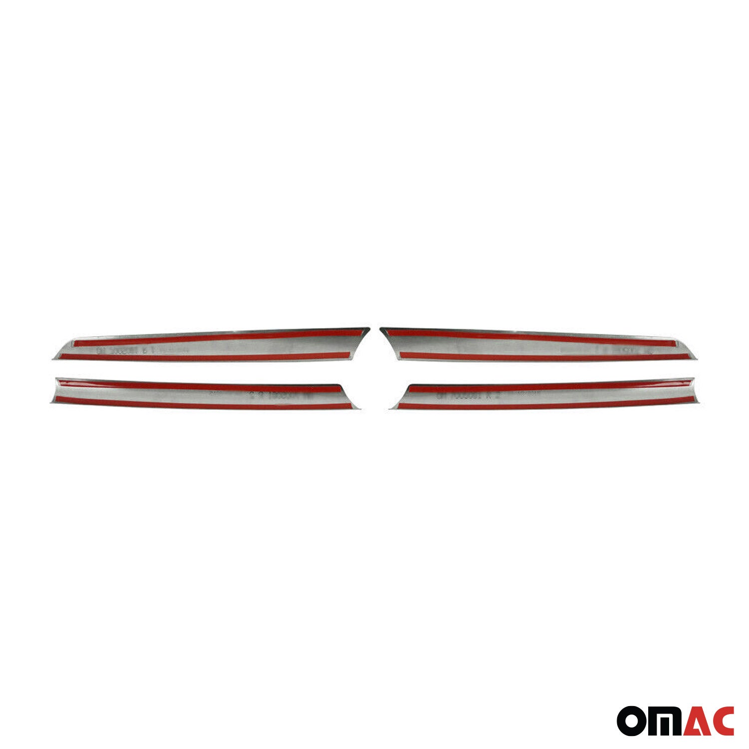 Kühlergrill Leisten Grillleisten für Toyota RAV4 2006-2009 Edelstahl Chrom 4tlg