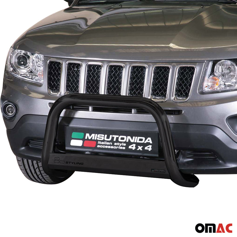 Frontbügel Frontschutzbügel für Jeep Compass 2011-2016 ø63mm Stahl Schwarz