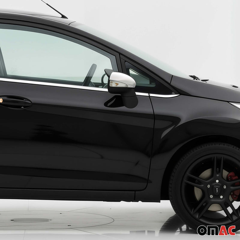 Spiegelkappen für Ford Fiesta / B-Max 2008-2017 Satin Chrom ABS 2x