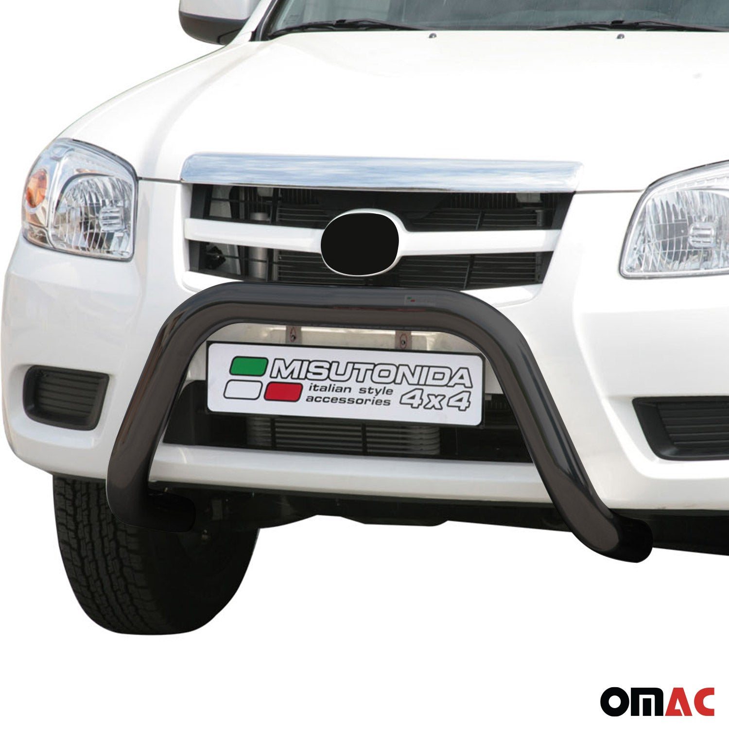 Frontbügel Frontschutzbügel für Mazda BT-50 2009-2012 ø76mm Stahl Schwarz Schutz