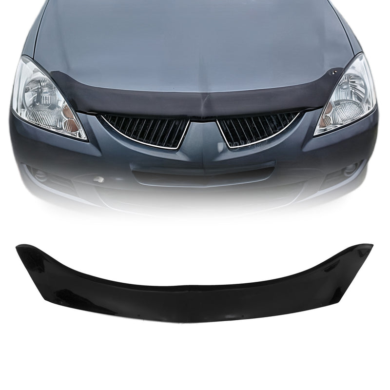 Motorhaube Deflektor Insektenschutz für Mitsubishi Lancer 2000-2010 Dunkel