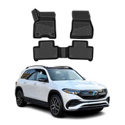 OMAC Gummimatten Fußmatten für Mercedes EQB X243 2022-2026 TPE Schwarz 3tlg