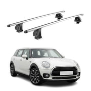Alu Dachträger für Mini Clubman II F54 2015-2024 TÜV T-Nut 75 kg 2tlg Silber