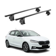 Stahl Dachträger für Skoda Fabia IV 2022-2026 TÜV Abschließbar 2tlg Schwarz