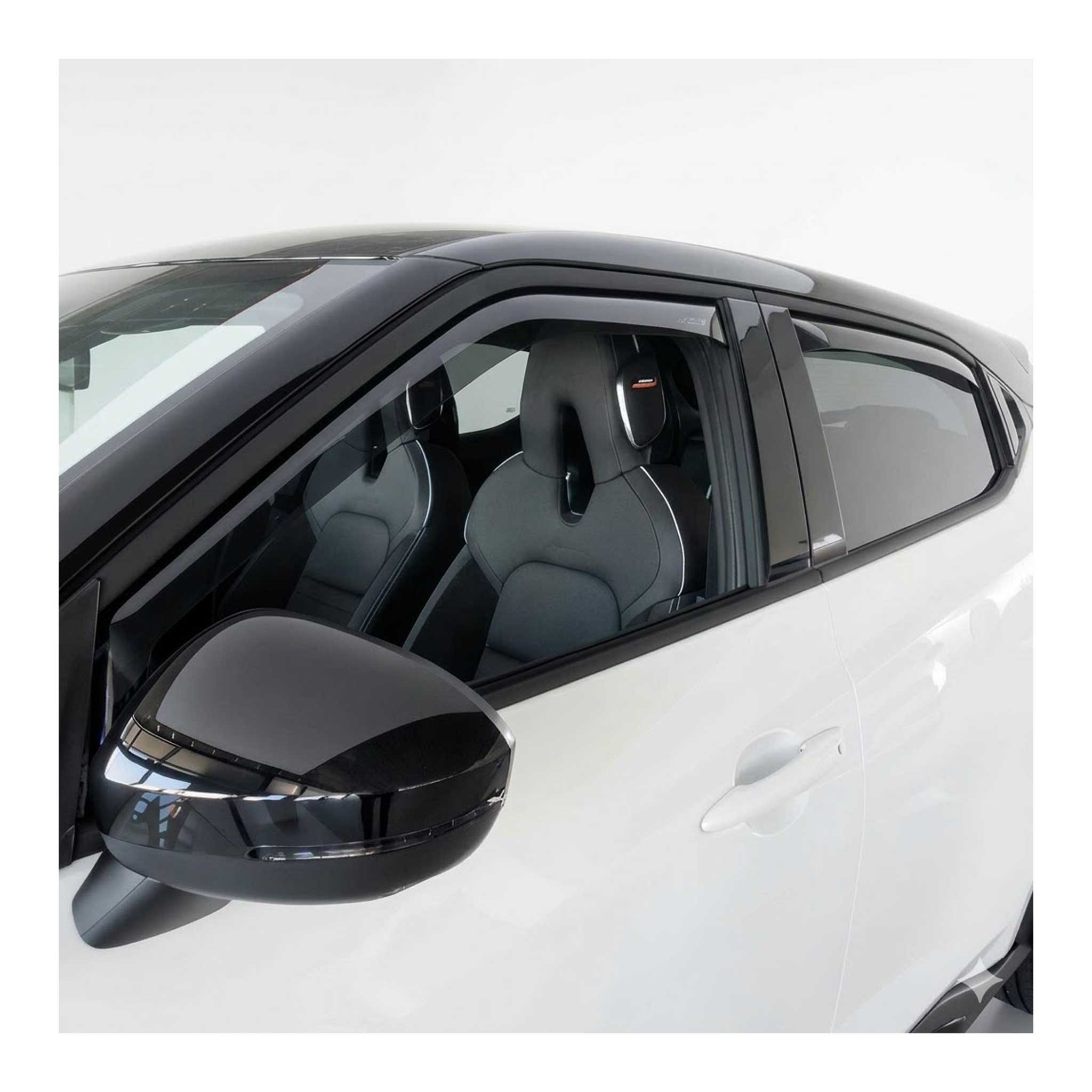 Windabweiser Regenabweiser für Nissan Juke 2019-2026 Dunkel Acryl 4tlg