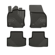Fußmatten Gummimatten No.77 für Seat Ateca 2016-2026 TPE Gummi Schwarz 4 Teile