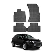 OMAC Gummi Fußmatten für Audi Q5 FY 2017-2024 Automatten Gummi Schwarz 4tlg