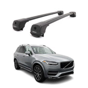 Dachträger Grundträger für Volvo XC90 II Momentum 2015-2026 Aluminium Schwarz 2x
