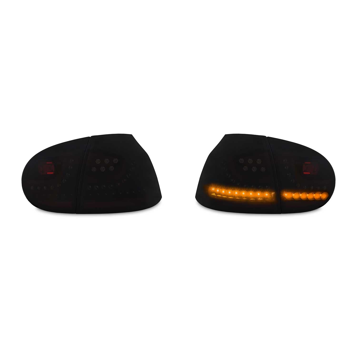 JOM LED Rückleuchten für VW Golf MK5 2003-2008 mit Dynamik-Blinker schwarz 4tlg