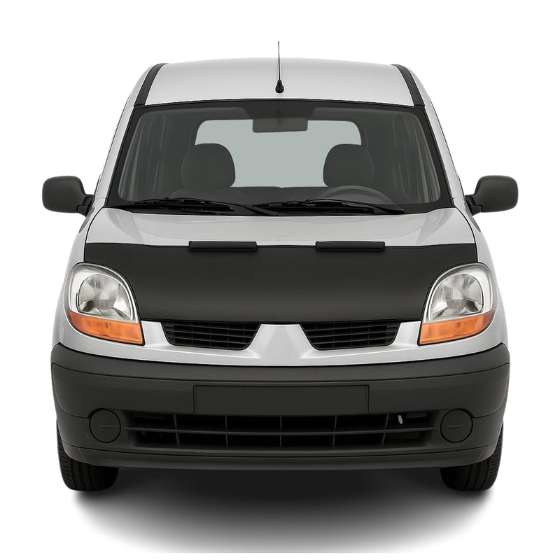 Haubenbra Steinschlagschutz Bonnet Bra für Renault Kangoo 1996-2004 Schwarz Halb