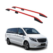 Dachreling Dachträger für Mercedes Vito Viano W639 W447 Extra L3 Langer Rot
