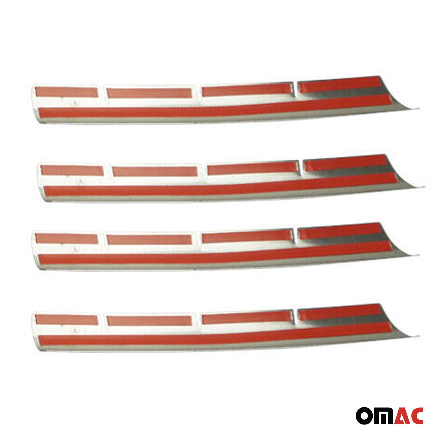 Kühlergrill Leiste Grillleisten für VW Transporter T5 2003-10 Edelstahl Chrom 8x