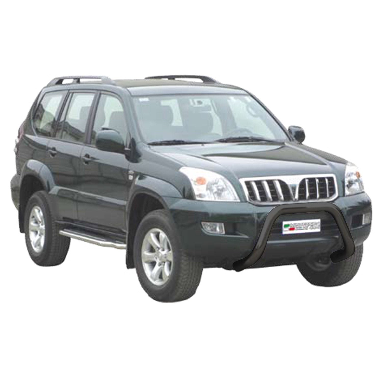 Frontbügel Frontschutzbügel für Toyota Land Cruiser KDJ120 2003-2008 ø76 Schwarz
