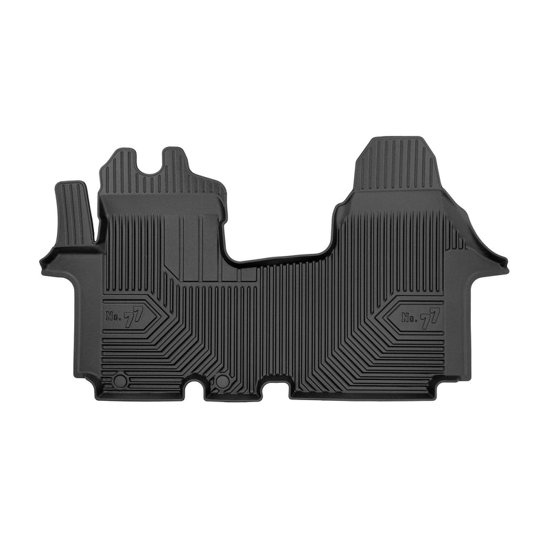 Fußmatten Gummimatten für Renault Trafic II 2001-2014 FL TPE Schwarz 1 teile