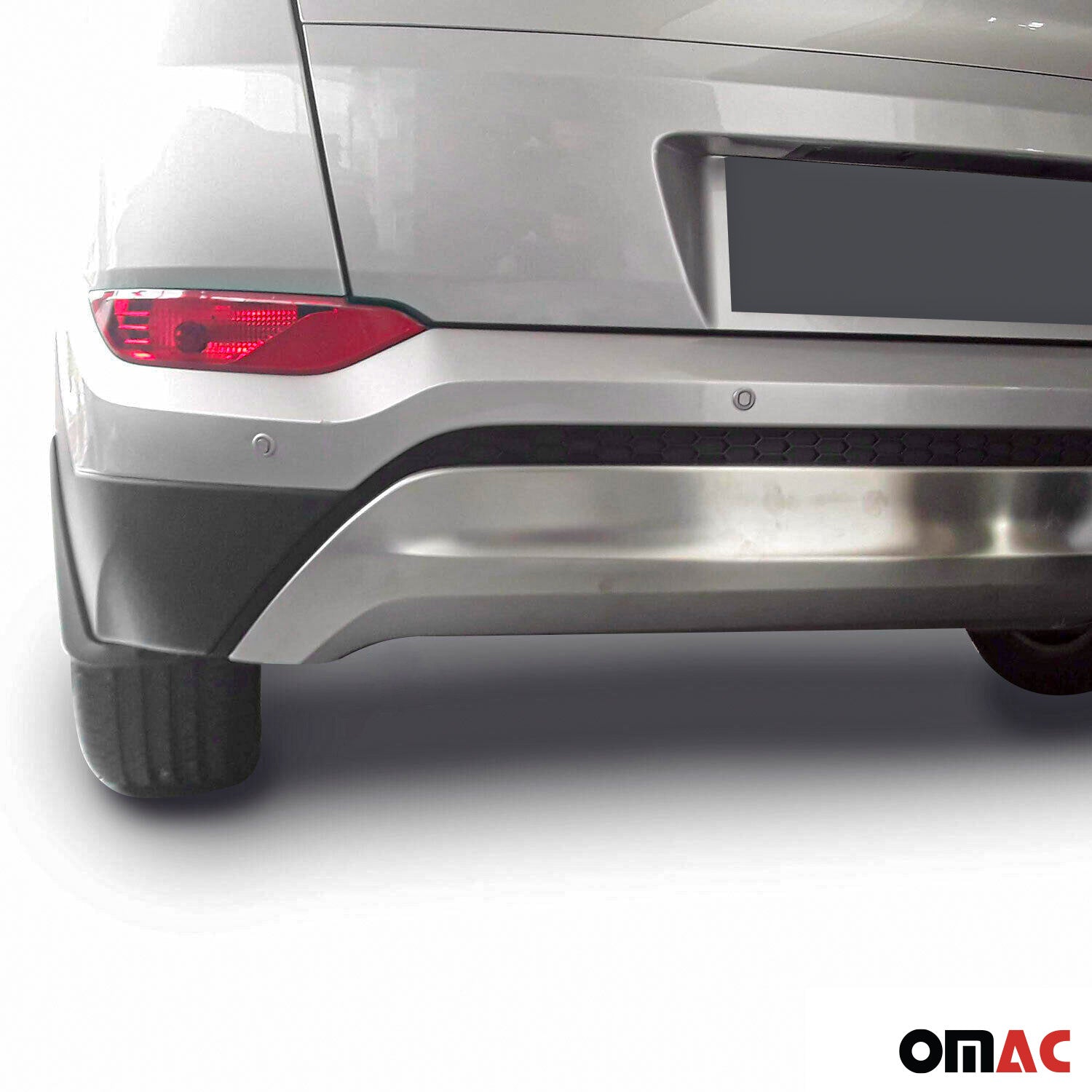 Heckdiffusor Stoßstangen für Hyundai Tucson 2015-2018 Edelstahl Chrom 1x