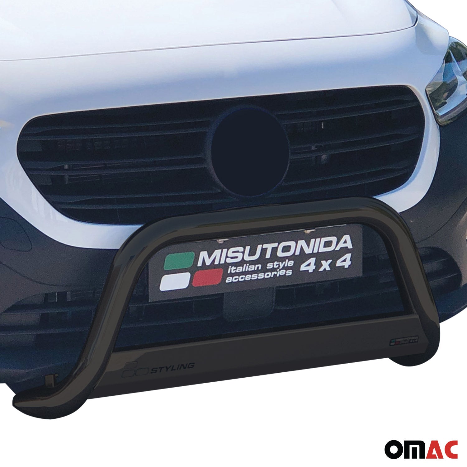 Frontbügel Frontschutzbügel für Mercedes Citan L2 2021-2026 ø63mm Stahl Schwarz