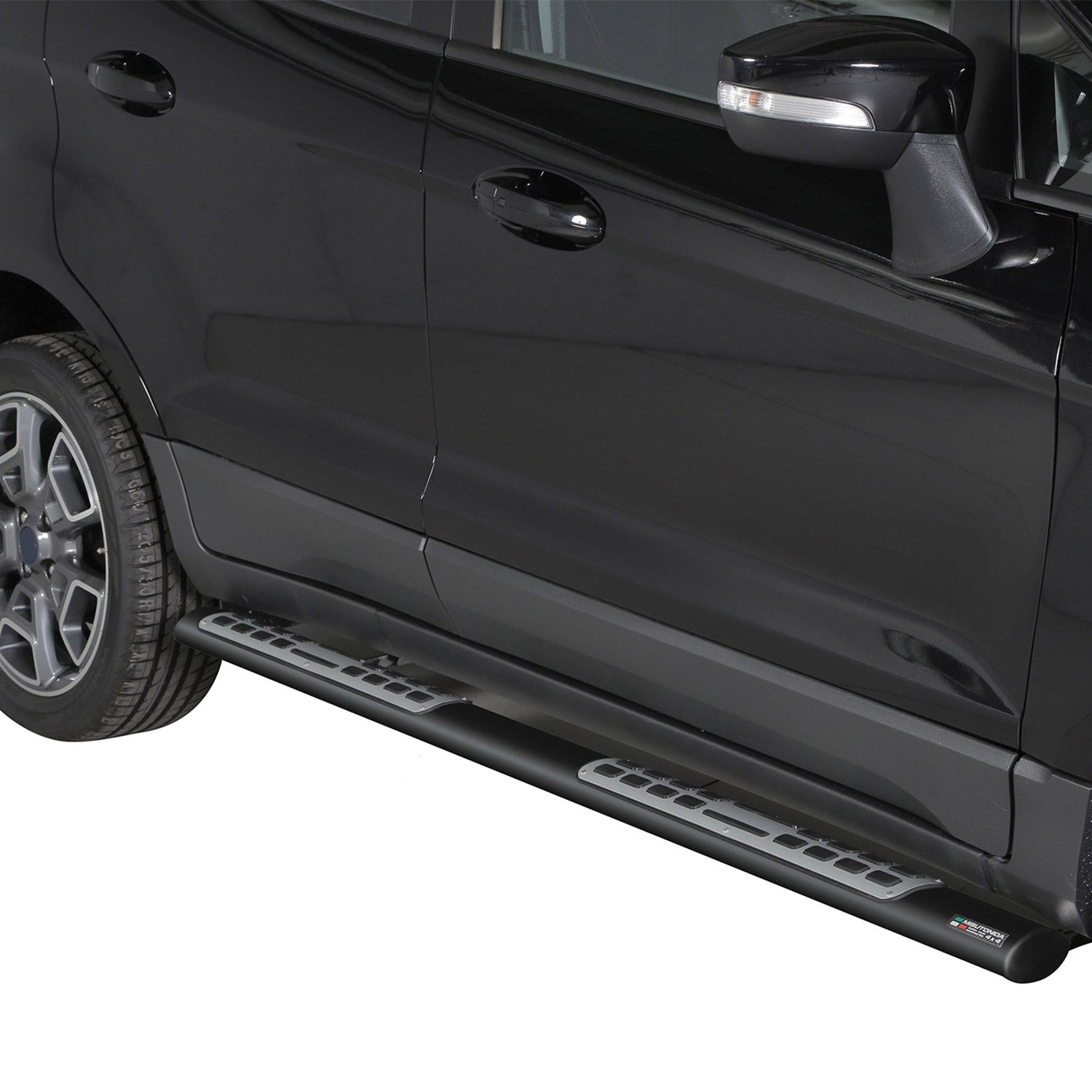 Edelstahl Seitenschweller Schwellerrohre für Ford Ecosport 2013-2017 Schwarz