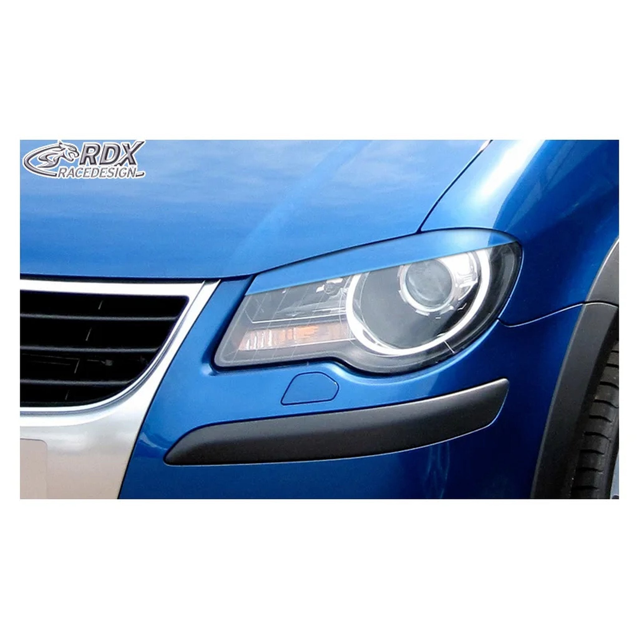 RDX Scheinwerferblenden für VW Touran 1T Facelift 2006-2011 ABS TÜV