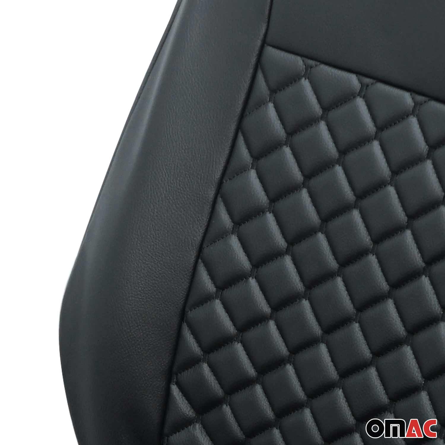 Sitzbezüge Schonbezüge für Ford Transit 2000-2013 Kunstleder Schwarz 1tlg
