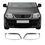 Scheinwerfer Leisten Scheinwerferblende für VW Caddy 2003-2010 Edelstahl 2tlg