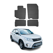 OMAC Gummi Fußmatten für Suzuki Vitara IV 2015-2018 Pre-FL Automatten Schwarz