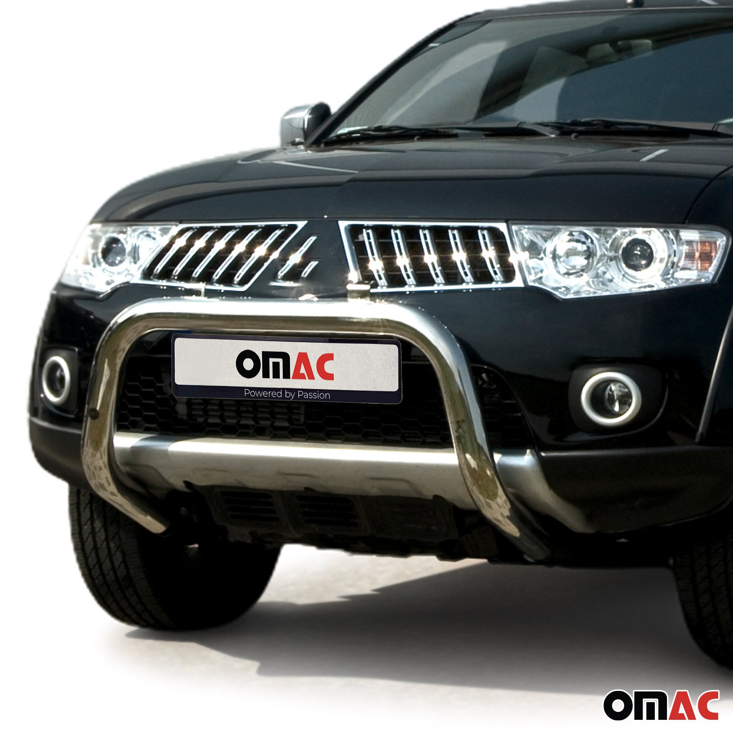 Frontbügel Frontschutzbügel für Mitsubishi L200 2009-2015 mit ABE Silber