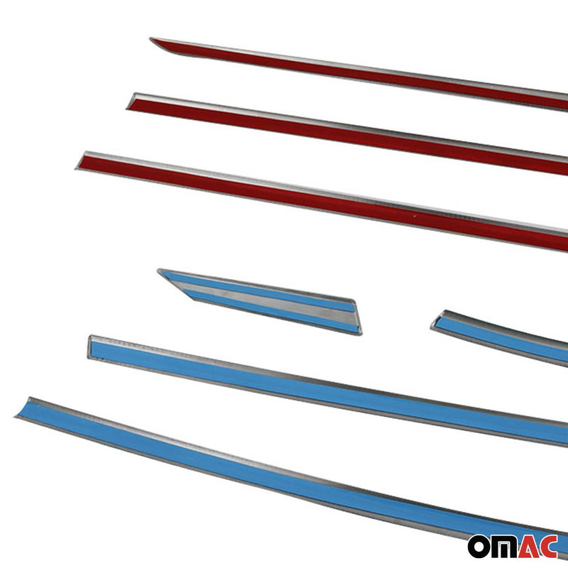 Fensterleisten Zierleisten für Peugeot 3008 2016-2025 Edelstahl Dunkel 8tlg