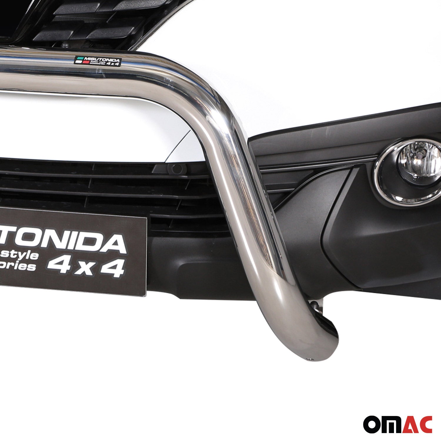 Frontbügel Frontschutzbügel für Renault Kadjar 2015-2018 ø76mm Stahl Silber